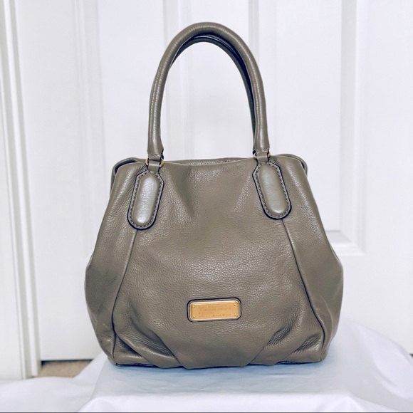 Marc by Marc Jacob Fran Grey Leather Shoulder/Tote Bag - Picture 3 of 13
